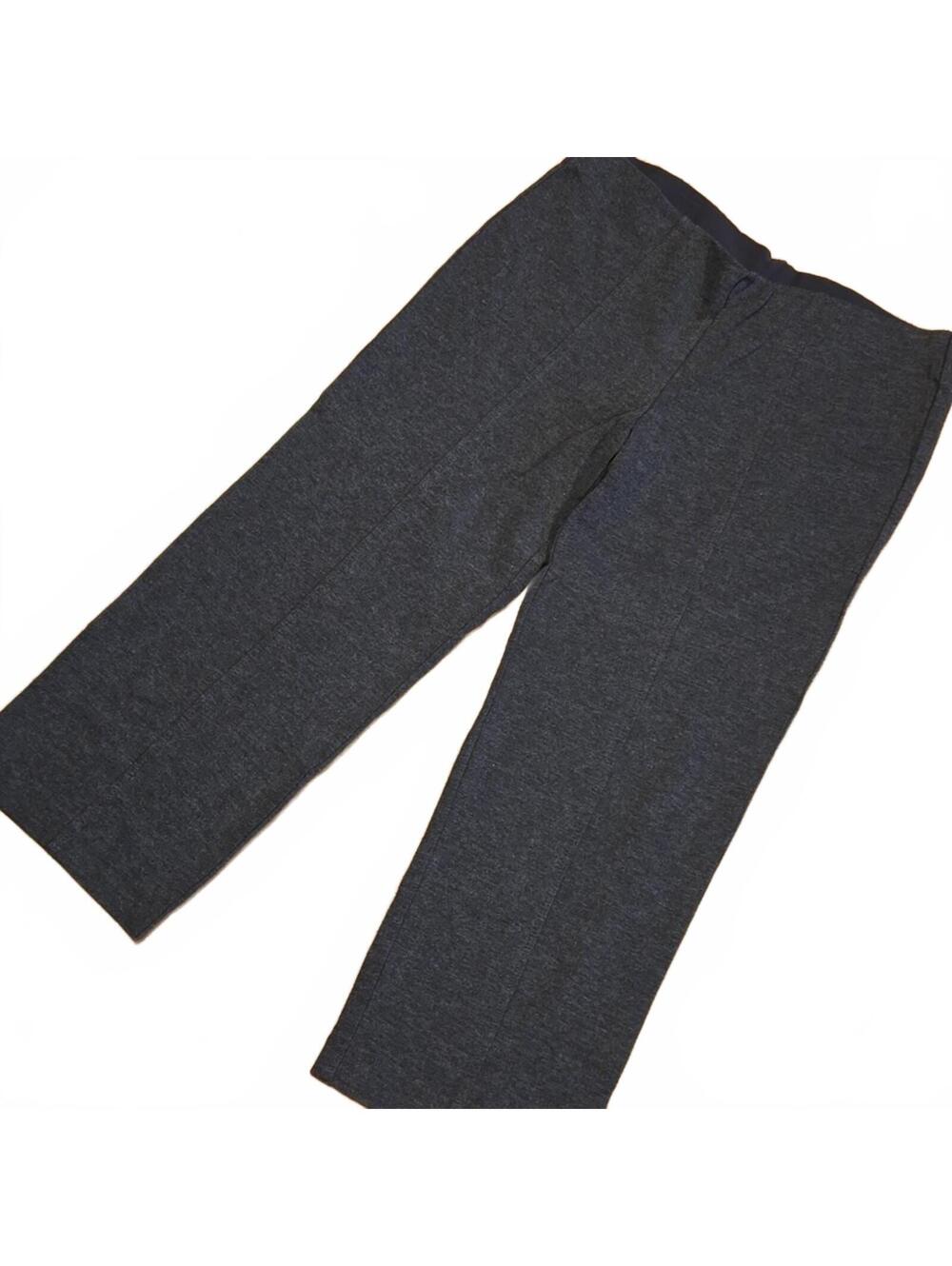 Gloria Vanderbilt Heathered Dark Gray tummy control straight leg pants size 18 - Picture 2 of 5